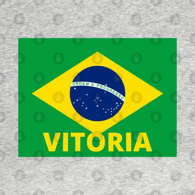 Vitoria City in Brazilian Flag by aybe7elf